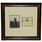 Harry Vardon Signed & Handwritten Note on Letterhead  FULL JSA #Z90632
