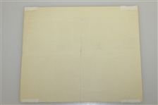 Harry Vardon Signed & Handwritten Note on Letterhead  FULL JSA #Z90632