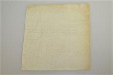 Bobby Jones 'Robert T. Jones, Jr.' Signed 1933 Letter - Framed FULL JSA #Z90633