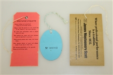1963 & 1981 US Open Tickets with 1990 Open at St. Andrews Member's Guest Badge