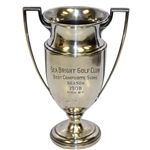 1908 Sea Bright Golf Club Sterling Silver Season Best Composite Score Winner Trophy