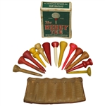 Reddy Tee Box with Reddy Tee, Rite Hite Tee, & Others - Thirteen in Total