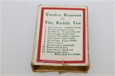 Reddy Tee Box with Reddy Tee, Rite Hite Tee, & Others - Thirteen in Total