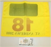 2000 Open Championship at St. Andrews Flag with Jack Nicklaus RBS  £5 Note