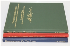 A.W. Tillinghast 'Reminiscences of the Links', 'Cleanigns from the Wayside', & 'The Course Beautiful' Books