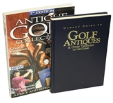 Olmans Guide to Golf Antiques by Olman & Antique Golf Collectibles by Furjanic
