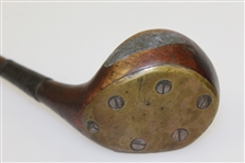 D. Anderson & Sons St Andrews Mashie with Brass Sole Plate