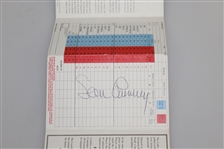 Sean Connery Signed St. Andrews The Old Course Scorecard JSA ALOA