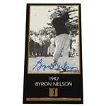 Byron Nelson Signed GSV Champions of Golf Masters Collection Card JSA ALOA