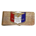 1964 Golf Magazines All America Enameled Recipients Money Clip