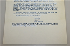 USGA Frank Hannigan Signed Letter to Charles Price December 1, 1964 JSA ALOA