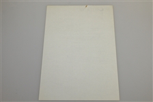 Arnold Palmer Signed Letter to Charles Price January 27, 1983 JSA ALOA