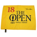Tom Watson Signed 2016 British Open Flag JSA ALOA