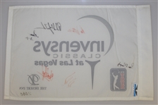 Multi-Signed 2000 Invensys Classic at Las Vegas Flag JSA ALOA