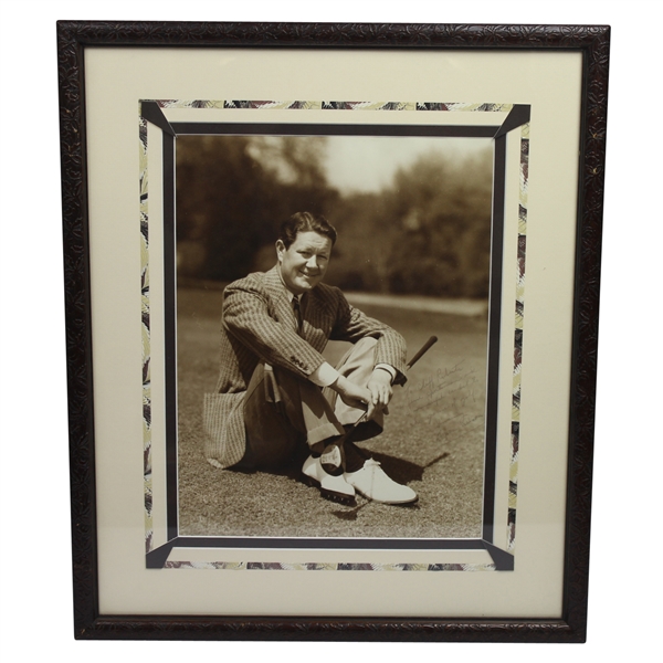 Byron Nelson Signed & Inscribed Photo to Clifford Roberts - Framed JSA ALOA