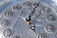 Golf Themed Pewter Golf Clock By Olde Country