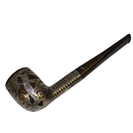 Vintage Golf Themed Sterling Silver Pipe Circa 1930
