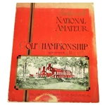 1932 US Amateur Championship at Baltimore CC Program - Ross Somerville Winner