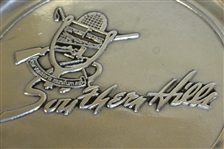 Ray Floyd's Personal Pewter Plate from Southern Hills - Site of His 1982 PGA Win