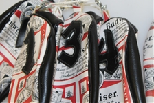 Vintage Budweiser Genuine Golf Club Head Covers - 1-3-4-H-H
