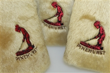 Three Classic Pinehurst Putter Boy Themed Golf Club Covers Set