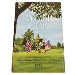 1953 Ryder Cup at Wentworth GC Official Program - USA 6 1/2 - 5 1/2