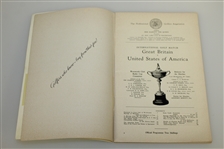 1953 Ryder Cup at Wentworth GC Official Program - USA 6 1/2 - 5 1/2