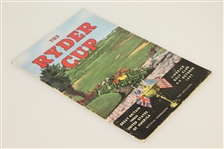 1957 Ryder Cup at Lindrick GC Official Program - GB 7 1/2 - 4 1/2