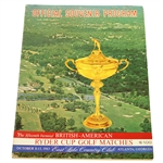 1963 Ryder Cup at East Lake Country Club Official Program - USA 23-9