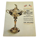 1965 Ryder Cup at Royal Birkdale Golf Club Official Program - USA 19 1/2 - 12 1/2