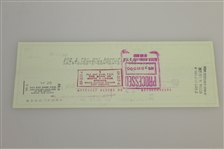 Sam Snead Signed 1983 Personal Check to the USGA JSA ALOA