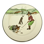 Royal Doulton Give Losers Leave to Speak, and Winners to Laugh Plate - 1911-1932