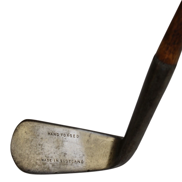 J & A Simpson Edinburgh Hand Forged Face Stamped Iron with Shaft Stamp