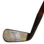 J & A Simpson Edinburgh Hand Forged Face Stamped Iron with Shaft Stamp