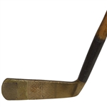 Bussey & Co Putter GGB Patent Steel Socket Long Blade Putter - Sewn Busseys Grip Handle