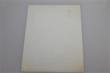 Sam Snead Signed Handwritten Letter to Charles Price October 12, 1988 JSA ALOA