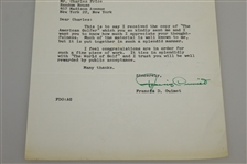 Francis Ouimet Signed Letter to Charles Price November 19, 1964 JSA ALOA