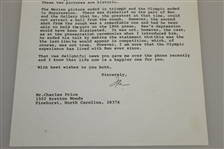 Isaac Grainger Signed Letter to Charles Price January 15, 1992 JSA ALOA