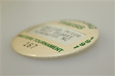 Charles Prices' 1991 Masters Tournament Working Press Badge #167 - Golf Digest - Pinehurst