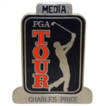 Undated Charles Price PGA Tour Media Badge