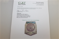 Charles Price's Early Career USGA Press Credential Badge