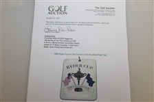 1999 Ryder Cup at The Country Club Brookline Bag Tag - Charles Price Collection