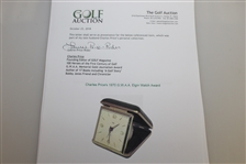 Charles Price's 1970 G.W.A.A. Elgin Watch Award