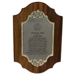 Charles Prices 1987 American Society of Golf Course Architects Donald Ross Award