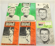 Ten Golf Digest & Golf Graphic Booklets - Various Conditions - Charles Price Collection 