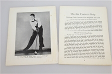 'Rights & Wrongs of Golf', Prestwick & Carnoustie SC, 2009 Masters Sheet, etc - Charles Price Collection 