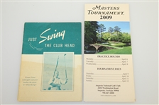 'Rights & Wrongs of Golf', Prestwick & Carnoustie SC, 2009 Masters Sheet, etc - Charles Price Collection 