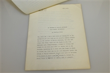 Herbert Warren Wind Signed Letter Plus Handwritten Note to Charles Price - March 6, 1954 JSA ALOA