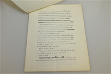 Herbert Warren Wind Signed Letter Plus Handwritten Note to Charles Price - March 6, 1954 JSA ALOA