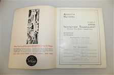 1934 Augusta National Invitation Tournament Program (1st Masters) - NEW FIND! TOP CONDITION!